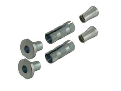 Kit bagues de guidon R-tech Entretoises perc&eacute;s 14 - 15mm argent