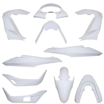 Kit carénage P2R blanc brillant (11 pièces) maxi-scooter