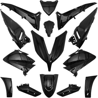 Kit carénage P2R noir brillant (14 pièces) maxi-scooter