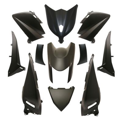 Kit carénage P2R noir mat (11 pièces) maxi-scooter