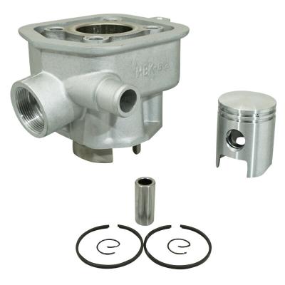 Kit cylindre-piston P2R CYLINDRE CYCLO ADAPTABLE MBK 51 LIQUIDE (AV10) -ALU NIKASIL P2R-