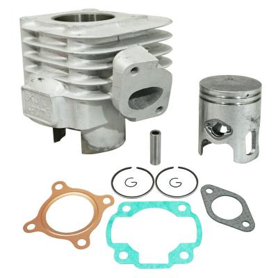 Kit cylindre-piston P2R CYLINDRE SCOOT ADAPTABLE MBK 50 OVETTO 2T, MACH G-YAMAHA 50 NEOS 2T, JOG-APRILIA 50 SR-MALAGUTI 50 F10, F12 -P2R ALU NIKASIL-