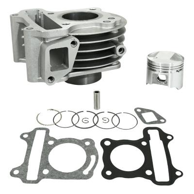 Kit cylindre-piston P2R CYLINDRE SCOOT ADAPTABLE PEUGEOT 50 KISBEE 4T 2010+, DJANGO 4T (DIAM 39 mm - AXE DE PISTON 10 mm) -P2R-