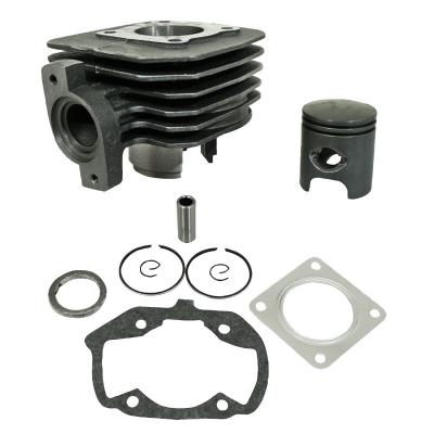 Kit cylindre-piston P2R CYLINDRE SCOOT ADAPTABLE PEUGEOT 50 LUDIX ONE-TREND-SNAKE-CLASSIC, VIVACITY 2T 2008+, KISBEE 2T 2013+, CITYSTAR -P2R FONTE AVEC