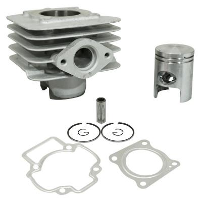 Kit cylindre-piston P2R CYLINDRE SCOOT ADAPTABLE PIAGGIO 50 ZIP 2T, TYPHOON, LIBERTY 2T- VESPA LX 2T -GILERA 50 STALKER, ICE-APRILIA 50 SR AIR -P2R ALU