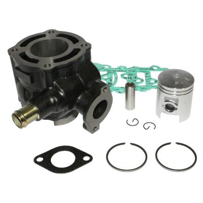Kit cylindre-piston P2R CYLINDRE SCOOT ADAPTABLE SUZUKI 50 KATANA LIQUIDE-APRILIA 50 SR 2002+2004 LIQUIDE (MOTEUR MORINI) -P2R FONTE PREMIUM-
