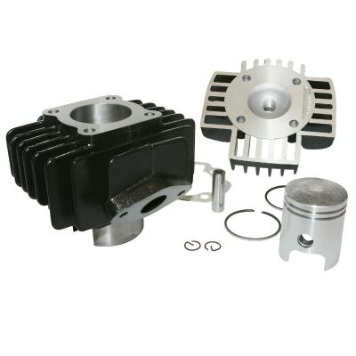 Kit cylindre-piston P2R HAUT MOTEUR ADAPTABLE YAMAHA 50 PW 2T (DIAM 40 mm - AXE PISTON 10 mm - LIVRE AVEC JOINTS) -P2R-