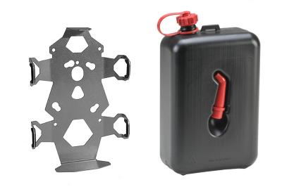 Kit de fixation Bagagerie Touratech Jerrican 2L bidon huile inclus sur ZEGA Mundo Pro