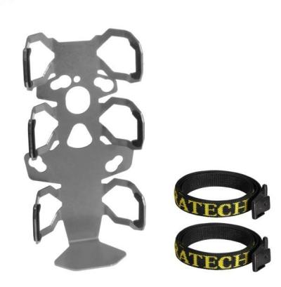 Kit de fixation Bagagerie Touratech gourde sur ZEGA Mundo Pro - Argent