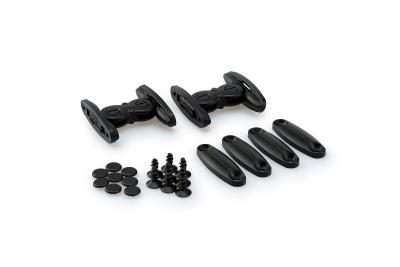 Kit de fixation Bulle Puig M&eacute;canisme R&eacute;glables Noire