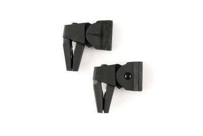 Kit de fixation Bulle Puig M&eacute;canismes R&eacute;glables Clip - On Visi&egrave;re 2.0 Noire