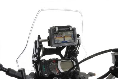 Kit de fixation Bulle Touratech Pour r&eacute;glage + tige GPS