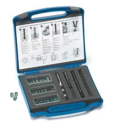 Kit de r&eacute;paration filetage Helicoil Coffret r&eacute;paration Plus M14x1,25