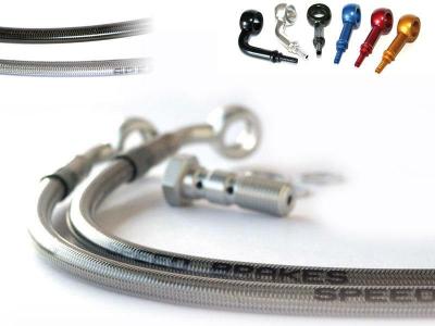 Kit durite de frein Tecnium Aviation SPEEDBRAKES inox raccord titane