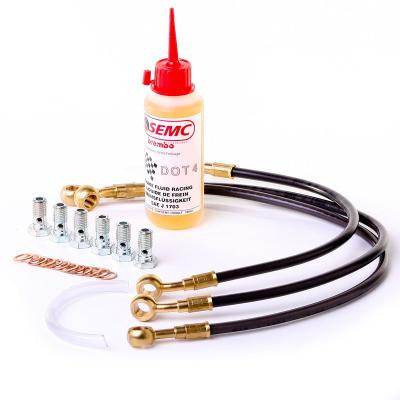Kit durites aviation Semc Avant Easy Durit (4 durites) Noir