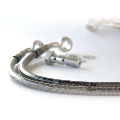 Kit durites aviation Tecnium Inox Arri&egrave;re - raccord titane