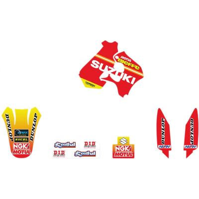 Kit d&eacute;co Tecnosel VINTAGE TEAM SUZUKI 1998