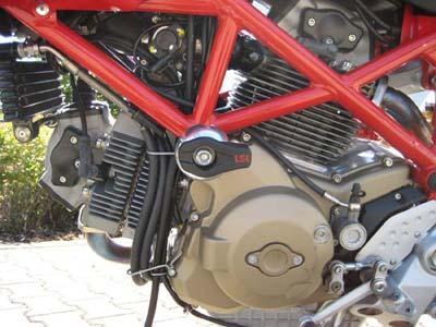 Kit fixation Crash Pad LSL Monster 620 / 1000, Hypermotard 1100 / S / EVO