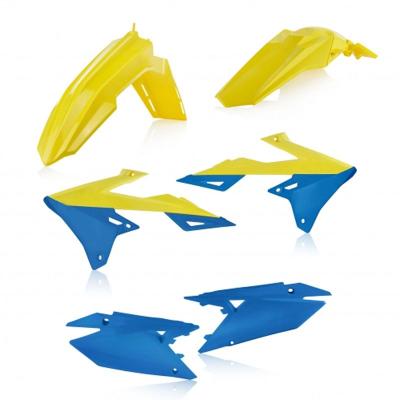 Kit plastiques Acerbis COULEUR BLEU/JAUNE