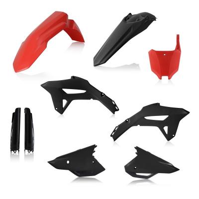 Kit plastiques Acerbis Full couleur rouge/noir