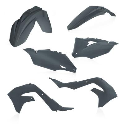 Kit plastiques Acerbis COULEUR GRIS METALLIQUE