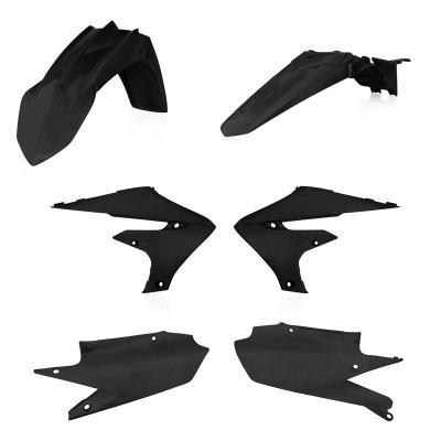 Kit plastiques Acerbis COULEUR NOIR METALLIQUE