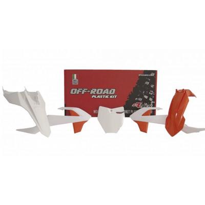 Kit plastiques R-tech 4 p KTM SX Orange/Blanc