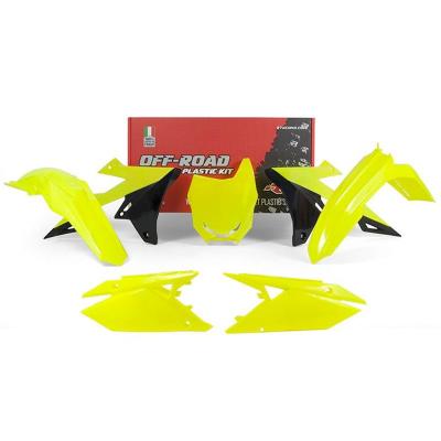 Kit plastiques R-tech 5 p Jaune Neon - Noir