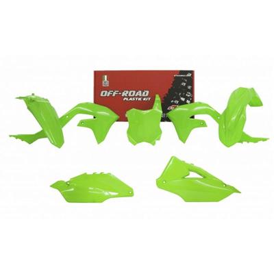 Kit plastiques R-tech 5 p Vert fluo