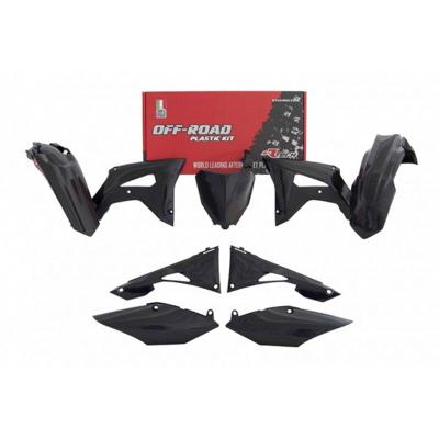 Kit plastiques R-tech 6 p Honda CRF Noir