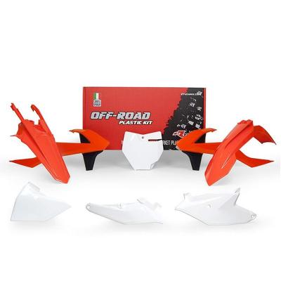Kit plastiques R-tech 6 p K orange, blanc, noir