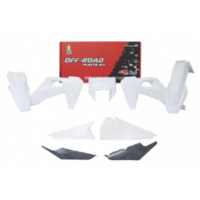 Kit plastiques R-tech 6 p blanc-gris anthracite