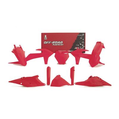 Kit plastiques R-tech 7 p rouge fluo