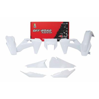 Kit plastiques R-tech 7p Husqvarna TE-FE Blanc
