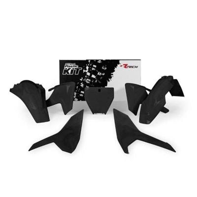 Kit plastiques R-tech Husqvarna Noir