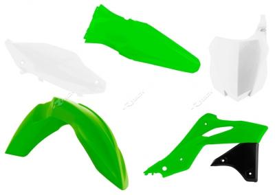 Kit plastiques Racetech couleur origine (2016) vert/blanc/noir