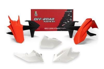 Kit plastiques Racetech couleur origine (2018) rouge/blanc/noir