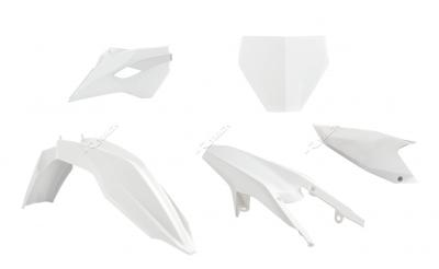 Kit plastiques Racetech couleur origine blanc