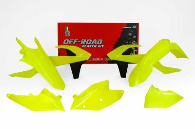 Kit plastiques Racetech jaune fluo