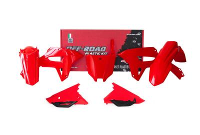 Kit plastiques Racetech rouge OEM