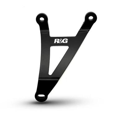 Kit suppression repose pieds R&G Racing arri&egrave;re & support dŽ&eacute;chappement noir
