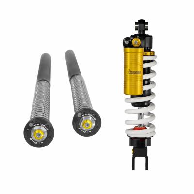 Kit suspension Touratech Amortisseur EXTREME 2 / Cartridge EXTREME (+25 mm) - Noir - Jaune