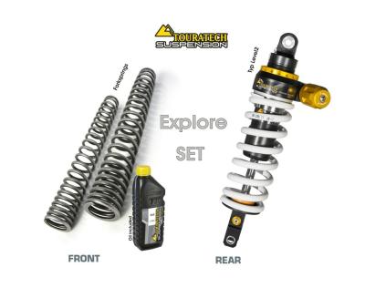 Kit suspension Touratech Avant / Arri&egrave;re - WTE Level 2 - Blanc