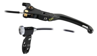 Levier de frein LighTech complet Rabatable type J, extension r&eacute;glage &agrave; gauche - LEVS009J - LEVS009J