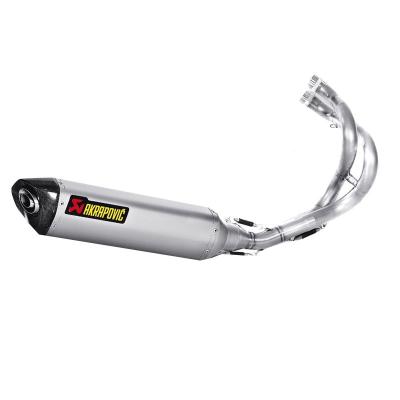 Ligne Complète Akrapovic Racing Titane embout carbone