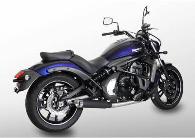 Ligne Compl&egrave;te Miller Exhaust Noir Embout SlashCut Poli