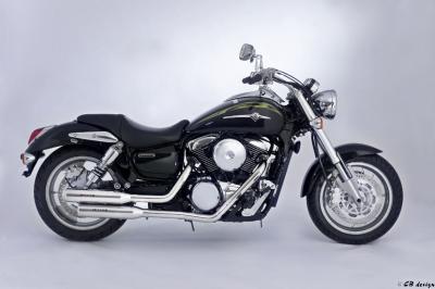 Ligne Compl&egrave;te Miller Exhaust Noir Embout Standard