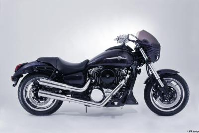 Ligne Compl&egrave;te Miller Exhaust Poli Embout Standard Noir