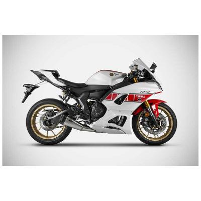 Ligne Compl&egrave;te Zard 2 EN 1 RACING - embout carbone inox noir