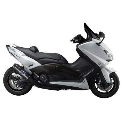 Ligne compl&egrave;te homologu&eacute;e Termignoni Black Edition T-MAX 530 (12-16)